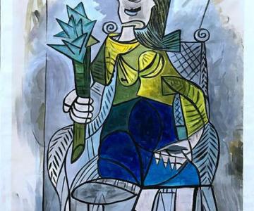 DONNA CON CARCIOFO DI PABLO PICASSO